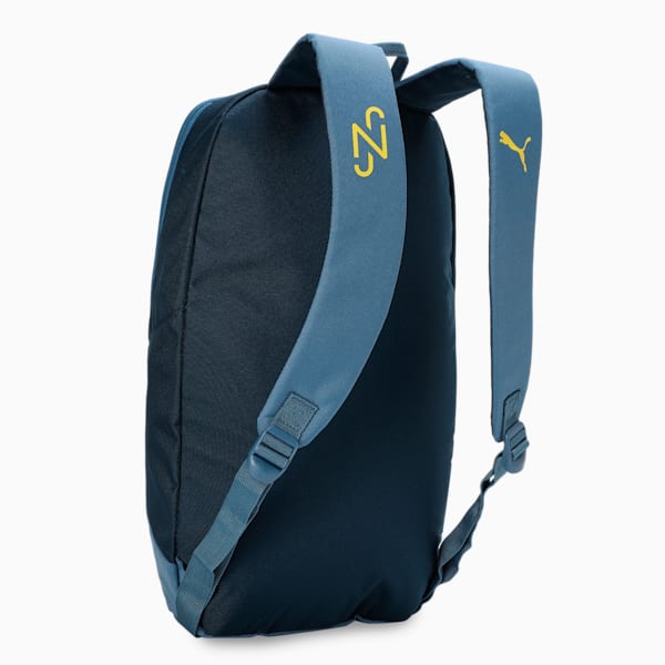 Neymar JR "BNA" Football Backpack, Sailing Blue-Gold-Pelé Yellow, extralarge-IND
